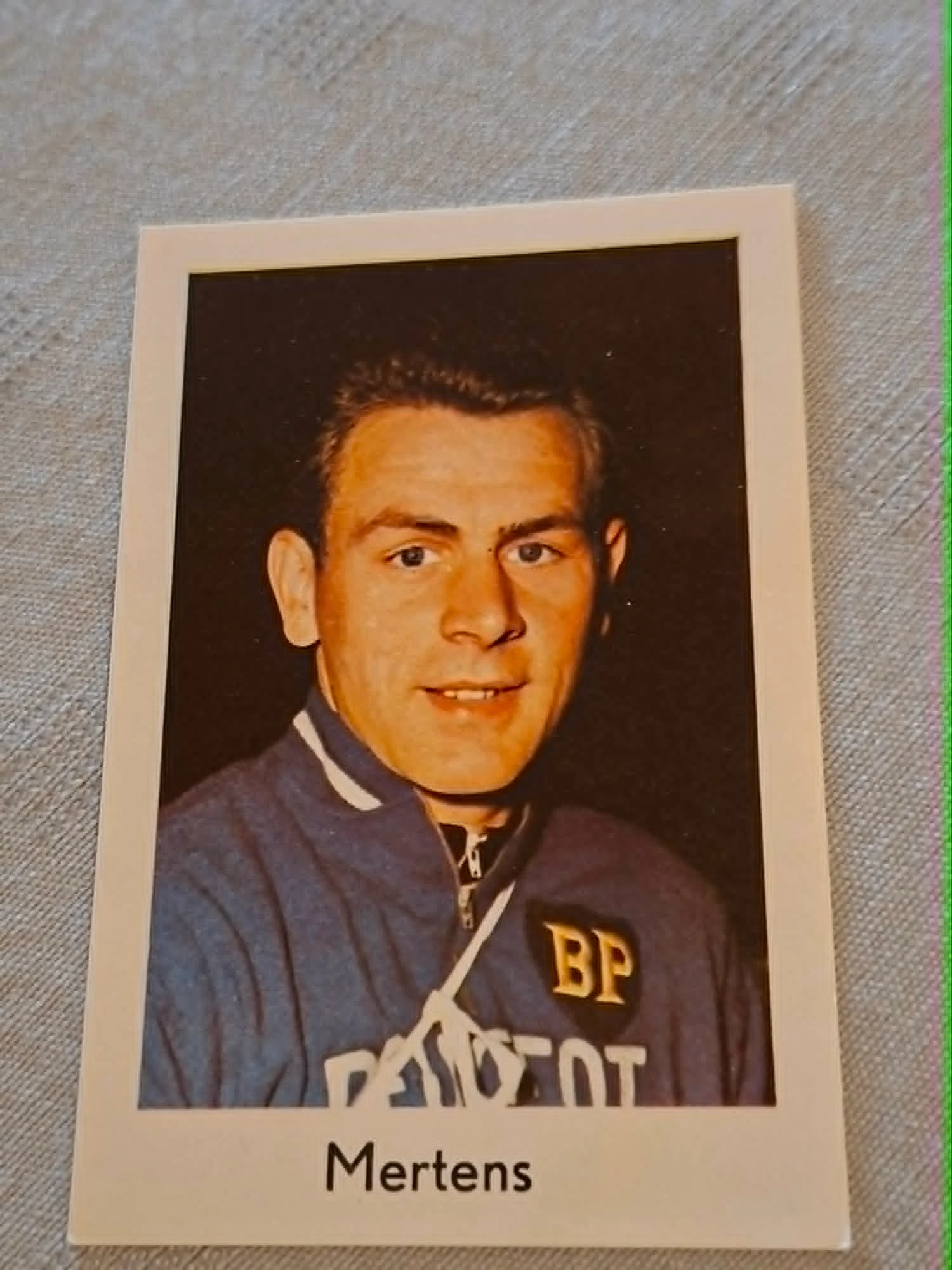 Prentje/Chromo : Theo Mertens / Peugeot-BP